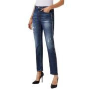 Gescheurde Boyfriend Jeans Liu Jo , Blue , Dames