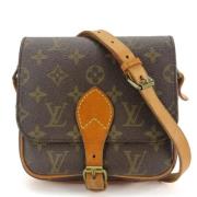 Pre-owned Fabric louis-vuitton-bags Louis Vuitton Vintage , Brown , Da...