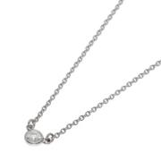 Pre-owned Platinum necklaces Tiffany & Co. Pre-owned , Gray , Dames