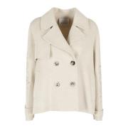 Stijlvolle Winterjas Ermanno Scervino , Beige , Dames