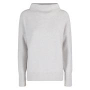 Trechter Hals Pullover Sweater Vince , Gray , Dames