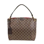 Pre-owned Canvas louis-vuitton-bags Louis Vuitton Vintage , Brown , Da...