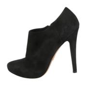 Pre-owned Suede boots Prada Vintage , Black , Dames