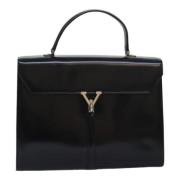 Pre-owned Leather handbags Valentino Vintage , Black , Dames