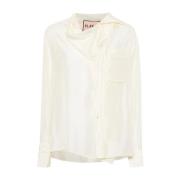 Boter Shirt Lange Mouw Plan C , White , Dames