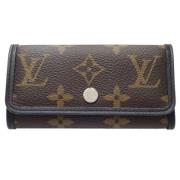 Pre-owned Leather key-holders Louis Vuitton Vintage , Brown , Dames