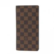 Pre-owned Canvas wallets Louis Vuitton Vintage , Brown , Heren