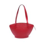 Pre-owned Leather louis-vuitton-bags Louis Vuitton Vintage , Red , Dam...