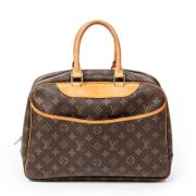 Pre-owned Coated canvas handbags Louis Vuitton Vintage , Brown , Dames