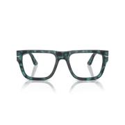 Blauw Havana Brillenmontuur Persol , Multicolor , Heren