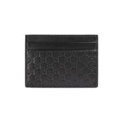 Microguccissima Kaarthouder Gucci , Black , Heren