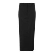 Maxi Rok met Rits Helmut Lang , Black , Dames