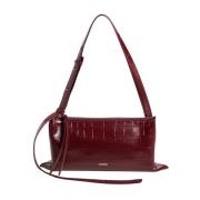 Empire SM Leren Tas Jasper Jil Sander , Red , Dames