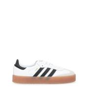 Samba Klassieke Sneakers Adidas Originals , White , Heren