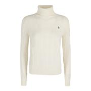 Stijlvolle Gebreide Pullover Trui Ralph Lauren , White , Dames