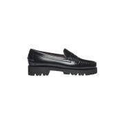 Dames Mocassins van Leer Sebago , Black , Dames