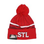 MLB City Connect Gebreide Muts Pom Pom New Era , Red , Heren