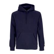 Navy/Gold Hooded Chase Sweatshirt Carhartt Wip , Blue , Heren