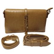 Beige Rechthoekige Handtas met Gouden Details Valentino by Mario Valen...