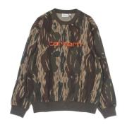 Camo Crewneck Sweatshirt Unite/Copperton Carhartt Wip , Multicolor , H...