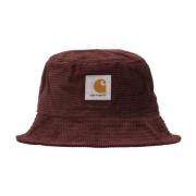 Velvet Fisherman Bucket Hat voor mannen Carhartt Wip , Brown , Unisex