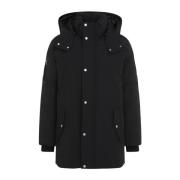 Zwarte jas voor mannen Aw24 Moose Knuckles , Black , Heren