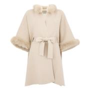 Beige Jas voor Vrouwen D.Exterior , Beige , Dames