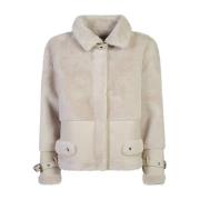 Witte Parka voor Vrouwen Aw24 Twinset , White , Dames