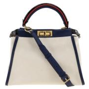 Pre-owned Canvas fendi-bags Fendi Vintage , White , Dames