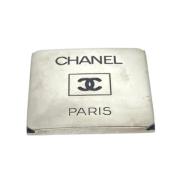 Pre-owned Fabric chanel-jewelry Chanel Vintage , Gray , Dames