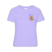 Katoenen Moscow Mule T-shirt voor vrouwen MC2 Saint Barth , Purple , D...