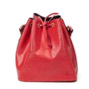 Pre-owned Leather shoulder-bags Louis Vuitton Vintage , Red , Dames