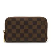 Pre-owned Plastic wallets Louis Vuitton Vintage , Brown , Dames