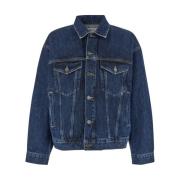 Stefano Jean Jacket in Pendulum Agolde , Blue , Heren