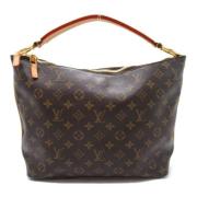 Pre-owned Canvas louis-vuitton-bags Louis Vuitton Vintage , Brown , Da...