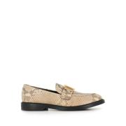 Python Print Beige en Grijs Sandalen Chloé , Beige , Dames