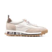 Beige Tech Runner Low-Top Sneakers Thom Browne , Beige , Dames