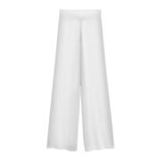 Broek van wolmix met kasjmier MC2 Saint Barth , White , Dames