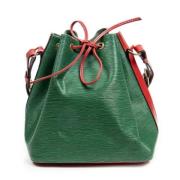 Pre-owned Leather shoulder-bags Louis Vuitton Vintage , Green , Dames