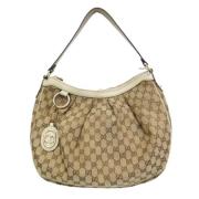 Pre-owned Canvas gucci-bags Gucci Vintage , Brown , Dames