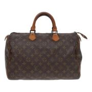 Pre-owned Canvas louis-vuitton-bags Louis Vuitton Vintage , Brown , Da...