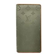 Pre-owned Fabric wallets Louis Vuitton Vintage , Green , Heren