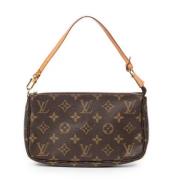 Pre-owned Canvas handbags Louis Vuitton Vintage , Brown , Dames