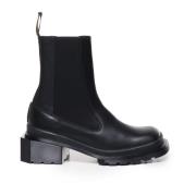 Iconische Zwarte Vierkante Laarzen Dr. Martens , Black , Dames