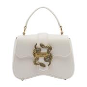 Iconische Slange Dames Tassen Collectie Just Cavalli , White , Dames