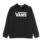 Klassieke Zwarte Hoodie Lange Mouw Vans , Black , Heren