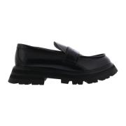 Leren Glanzende Vloeibare Schoen Alexander McQueen , Black , Dames