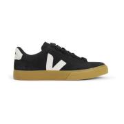 Vet Suède Zwarte Sneakers Veja , Black , Heren