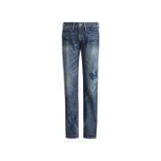 Indigo Astor Boyfriend Jeans Polo Ralph Lauren , Blue , Dames