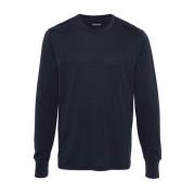 Crew Neck Sweatshirt in Lyocell/Katoen Tom Ford , Blue , Heren